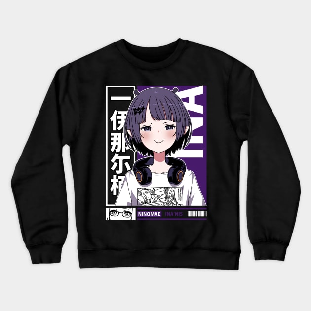 Ninomae Ina'nis Ina Smug Crewneck Sweatshirt by UDTee92